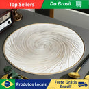 Conjunto de Peças de Jogos Americanos de Tecido Impermeável Poliéster Antideslizante para Mesa de Jantar e Cozinha