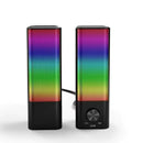 Soundbar Gamer RGB – Bluetooth, USB, P2, 10W RMS, 2 em 1, Torre de Som com Iluminação LED, Áudio para PC, TV, Celular, Notebook, Escritório e Casa