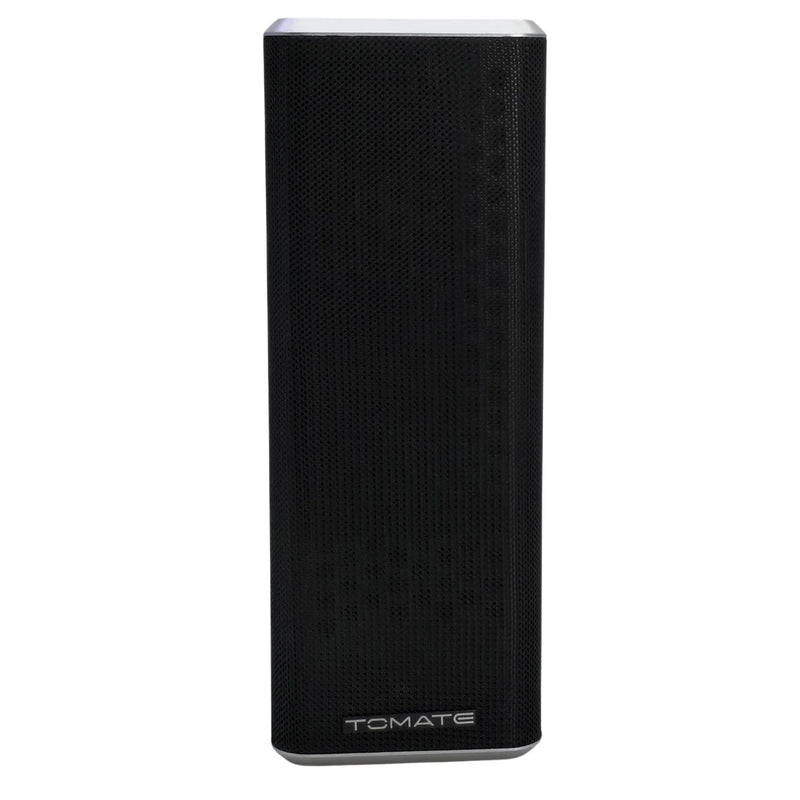 Soundbar Bluetooth 50W – Caixa de Som Portátil, Graves Potentes 2.0, USB, Aux P2, Rádio, Preta, para TV, PC, Celular e Música