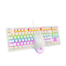 Kit Teclado Mecânico e Mouse Gamer Luuk Young BE-K1 – Branco