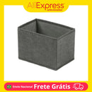 Organizador de Gavetas e Armário em Tecido Dobrável – Caixas Divisórias para Roupas Íntimas, Sutiãs, Meias, Lingerie e Roupas de Bebê