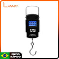Balança Eletrônica Portátil Lanmay para Bagagem de Mão, Digital, Capacidade até 50kg, Alta Precisão, Venda Nacional com Entrega Rápida