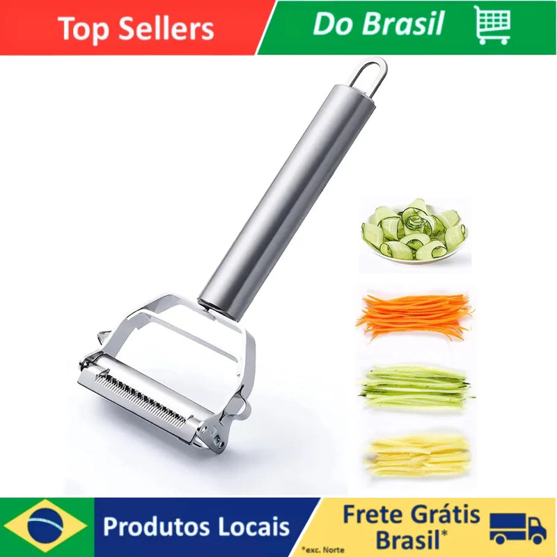 Kit de até 3 Descascadores INOX Acessório e Utensílio de Cozinha