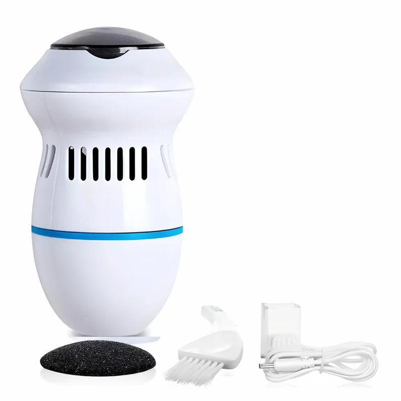 Lixador de pé Eletrico 2 Niveis de Potencia, Esfoliador Recarregável Elétrico Para Pés Lixa Elimina Calos