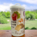 Pote Redondo Hermético de 2000 mL – Potes de Acrílico Multiuso para Cozinha