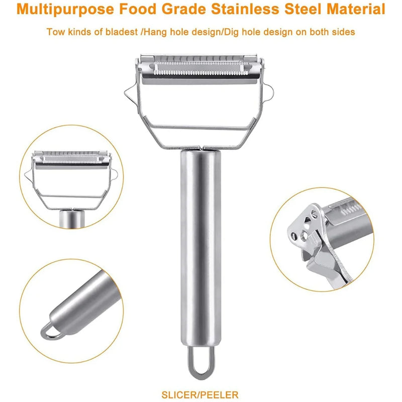 Kit de até 3 Descascadores INOX Acessório e Utensílio de Cozinha