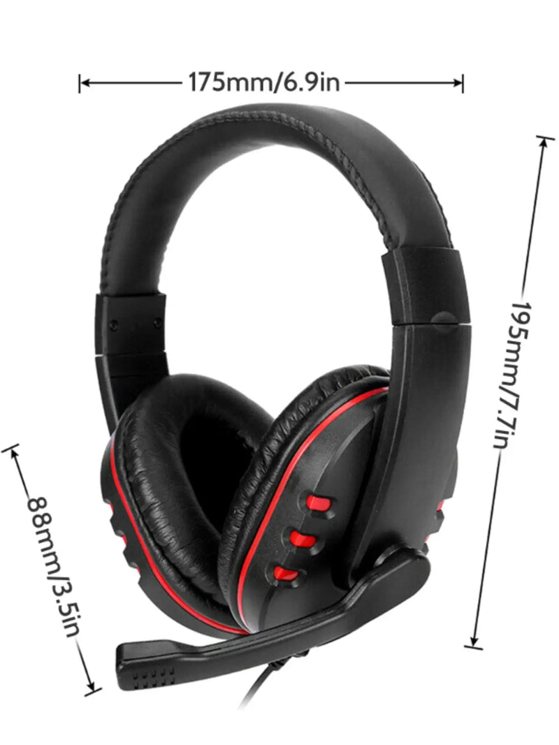 Headset Gamer 7.1 com Microfone, P3 Profissional para Jogos de PC e Celular