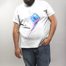 Camiseta Masculina GuGi – Bola Azul, 100% Algodão Macio, Estampada, CM01-501