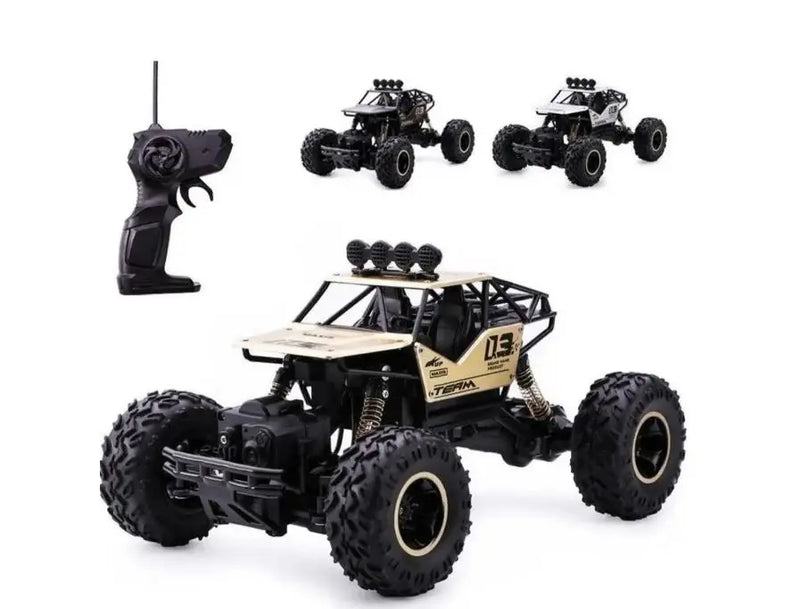 Carrinho Controle Remoto 4x4 – Metal Crawler RC 2.4 Monster Truck  AZMS Store – Envio Rápido para Todo o Brasil