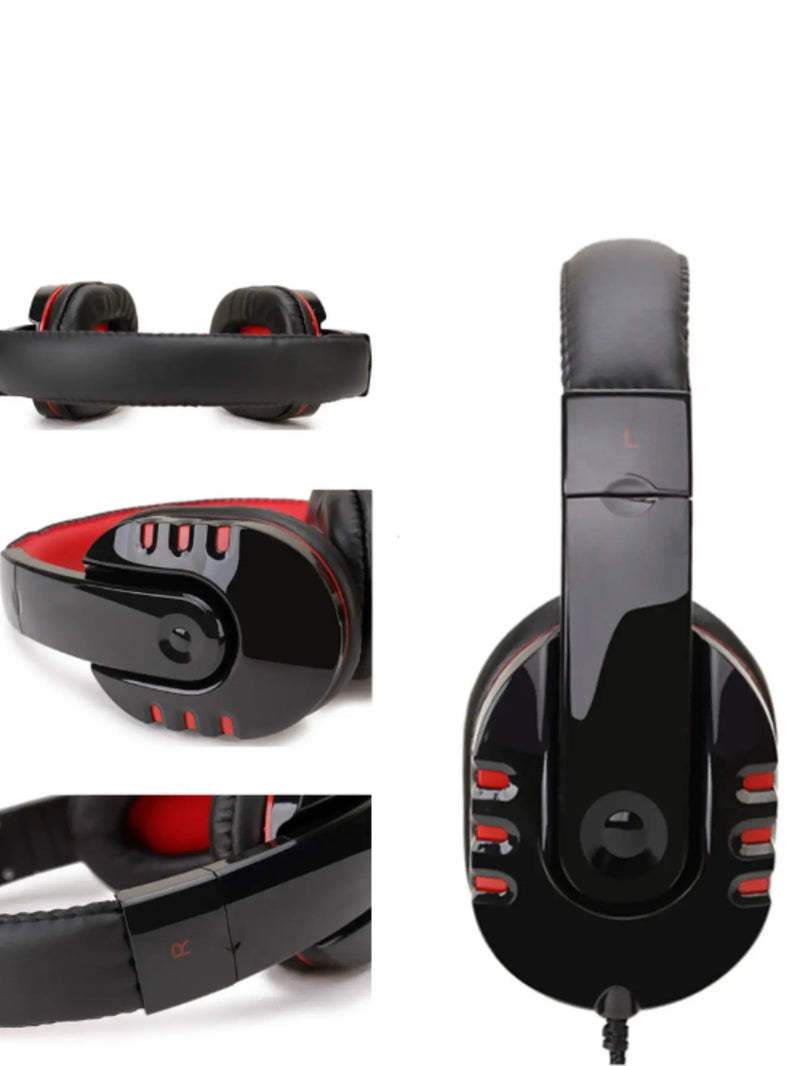Headset Gamer 7.1 com Microfone, P3 Profissional para Jogos de PC e Celular