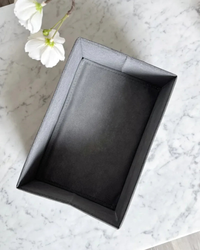 Organizador de Gavetas e Armário em Tecido Dobrável – Caixas Divisórias para Roupas Íntimas, Sutiãs, Meias, Lingerie e Roupas de Bebê