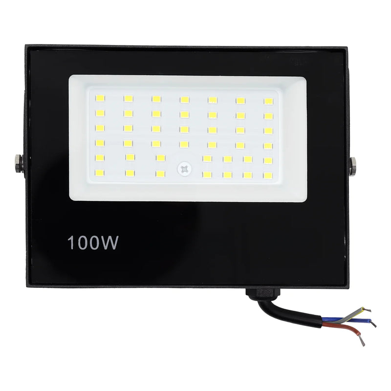 Refletor LED 100W Spotlight Bivolt À Prova d'Água Luz Forte