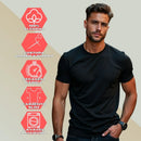 Camiseta Masculina GuGi – Bola Azul, 100% Algodão Macio, Estampada, CM01-501