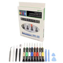 Kit de Ferramentas para Manutenção de Smartphones – 16 Peças: Chaves Torx, Philips, Pinças e Ferramentas de Montagem para Reparos Elétricos de Celular