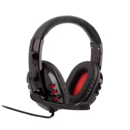 Headset Gamer P3 com Microfone e Graves para PC, Jogos, Som de Alta Qualidade, Confortável para Longas Sessões