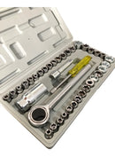 Kit de 40 Chaves Cannon com Catraca de Aço