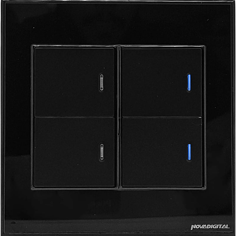 Zigbee Novadigital Smart Switch With 4 Keys Physical
