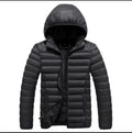 Jaqueta Puffer Impermeável com Capuz Removível