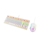 Kit Teclado Mecânico e Mouse Gamer Luuk Young BE-K1 – Branco