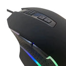 Mouse Gamer RGB com Fio Com Botões Laterais 4800 DPI Para Jogos Mouse Ergonômico para PC Computador Gamer