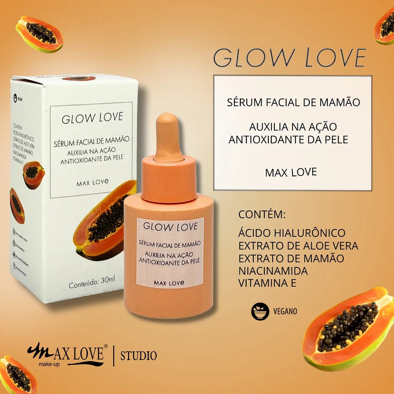 Kit Completo 5 Itens – Linha Glow Love Mommy, Max Love