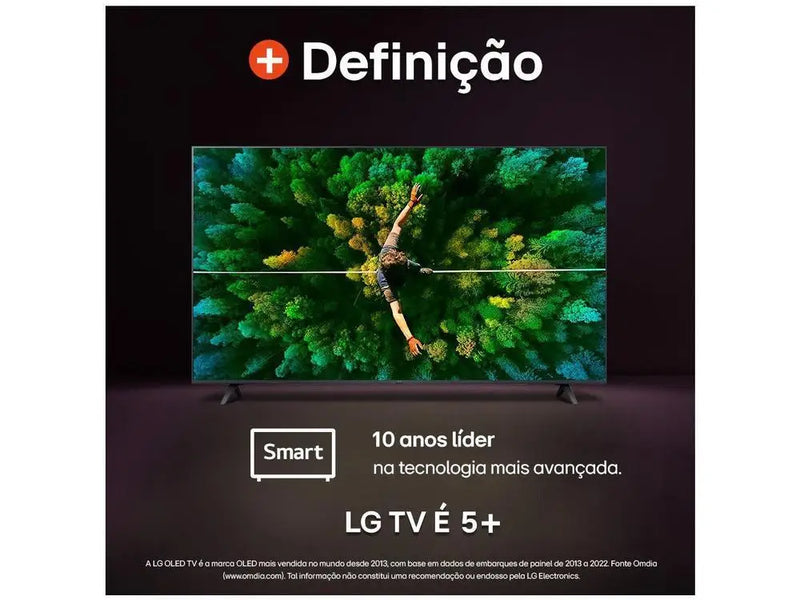 Smart TV 70 ”4K UHD LED LG 70UR8750 Wi-Fi Bluetooth Alexa 3 HDMI IA