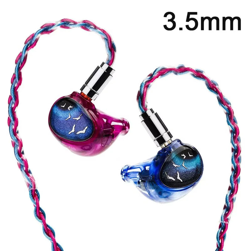 Fones de Ouvido Celest Phoenixcall In-Ear, Monitores Intra-Auriculares com Cabo, Fones de Ouvido Intra-Auriculares para Presentes, Música Hi-Fi, IEMs