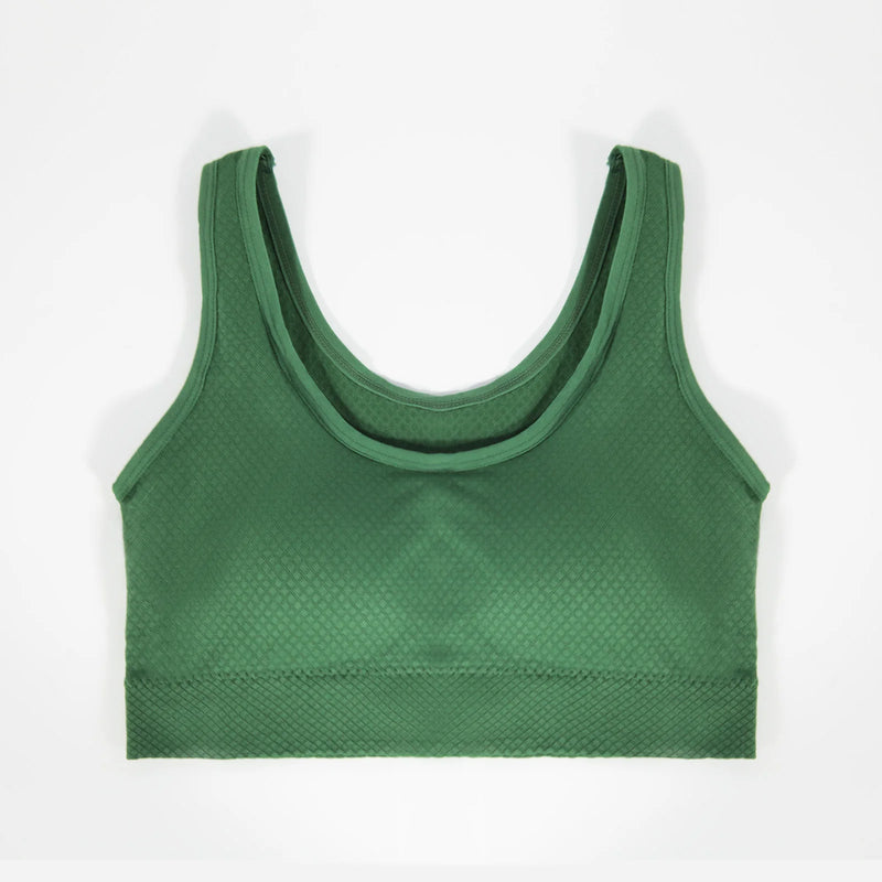 Top Esportivo Feminino – Poliamida Respirável, Sem Costura, Curto, Com Amarração, Lingerie Feminina
