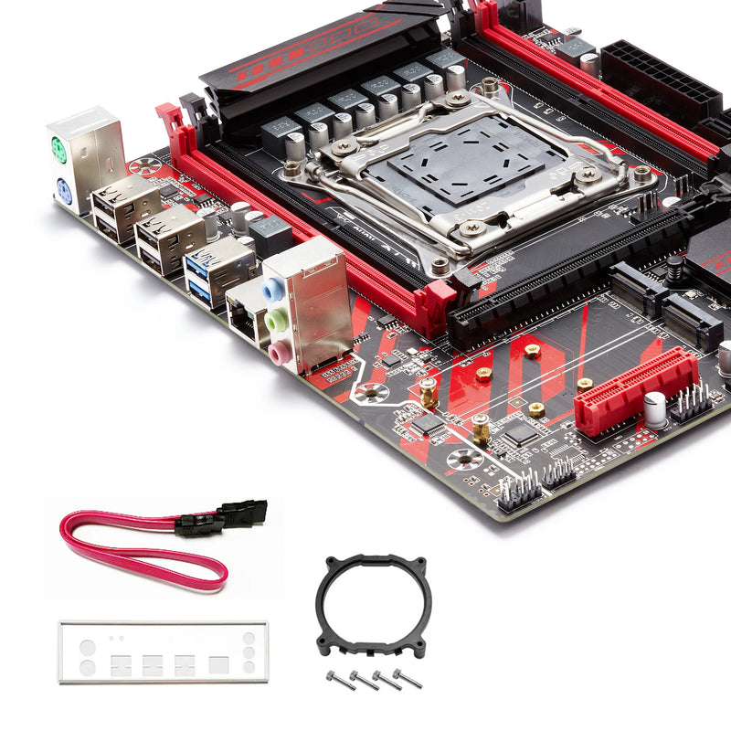 Kit Placa-mãe Atermiter X99 D4 com Xeon E5 2680 V4 LGA2011-3 + Memória 32GB (2x16GB) DDR4 3200MHz REG ECC + WiFi