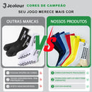 Meias Masculinas Antiderrapantes Meias de Futebol Meias para Ciclismo Meias Antiderrapantes Meias de Corrida de Poliamida Atacado Brasileiro