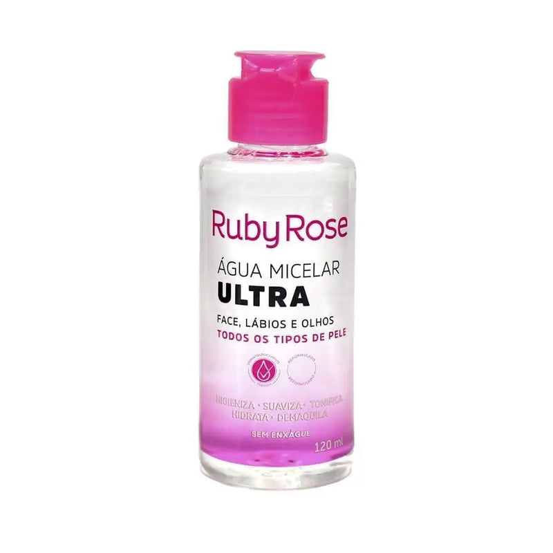 Kit com 3 Itens – Cuidados com a Pele Ruby Rose, Limpeza e Hidratação Completa
