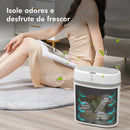 Lixeira automática com sensor, lixeira de banheiro, lixeira automática para cozinha, lixeira inteligente com sensor de 12L