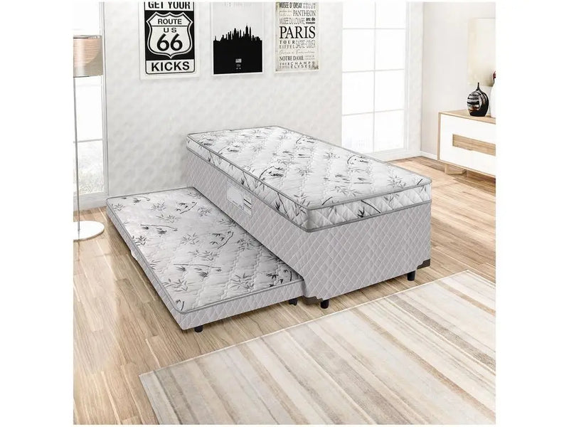 Cama Box de Solteiro SMP Conjugada com Cama Auxiliar