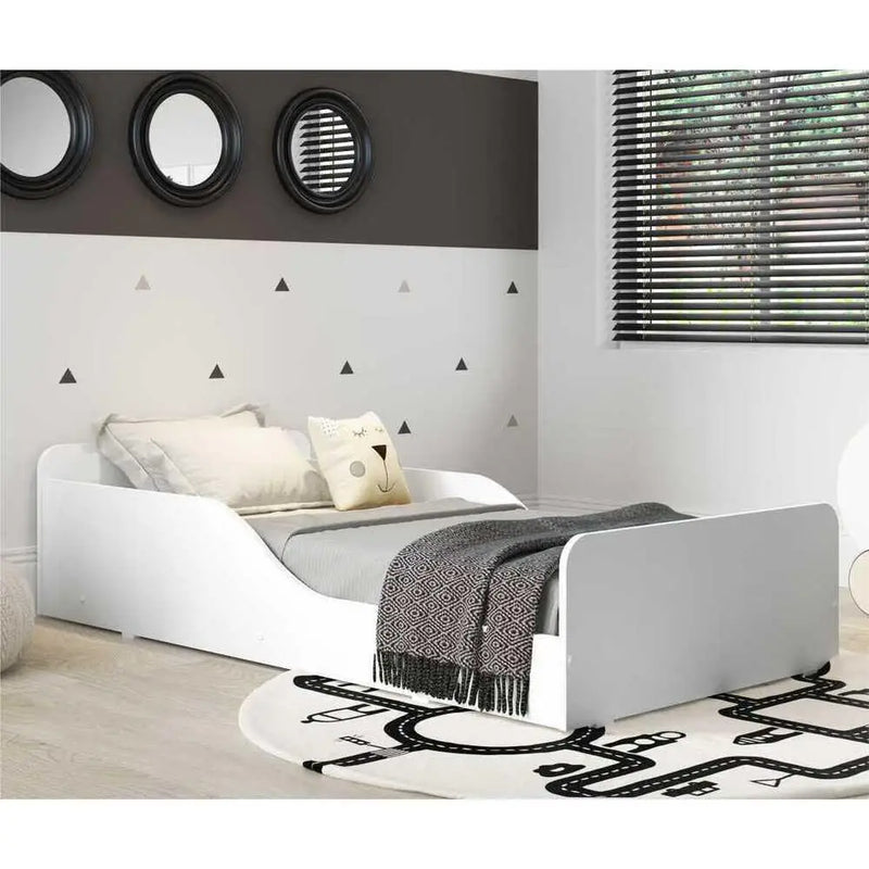 Cama Infantil Montessoriana para Colchão 70x150 cm Branca Multi-Mobile MDF 100%