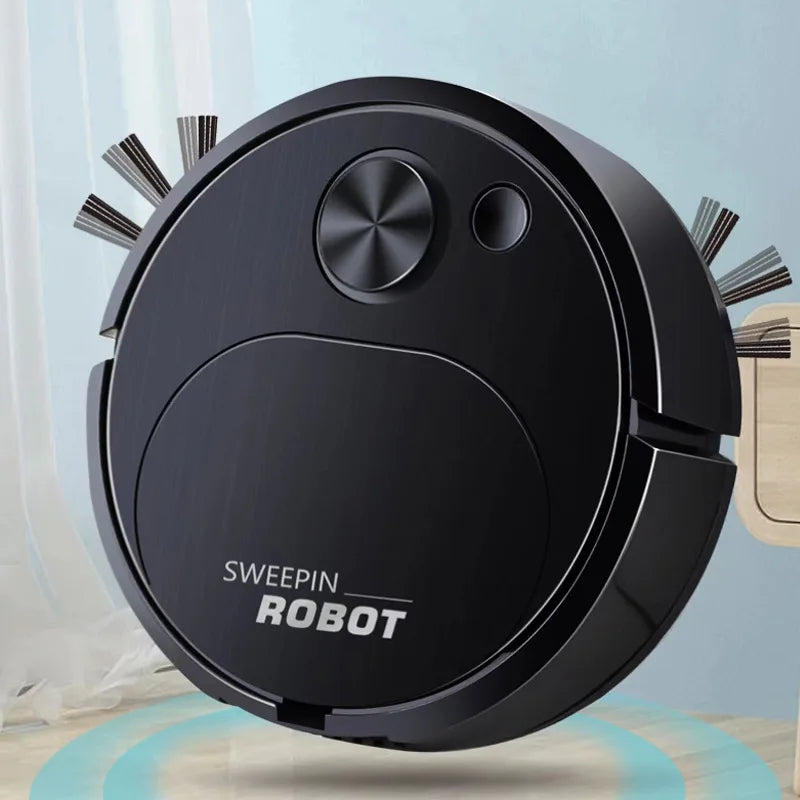 NOVO Aspirador Robô USB Varredor 3 em 1 Inteligente Sem Fio com Função de Passar Pano e Aspirar 1500Pa Limpeza Arrastando para Piso Casa e Escritório