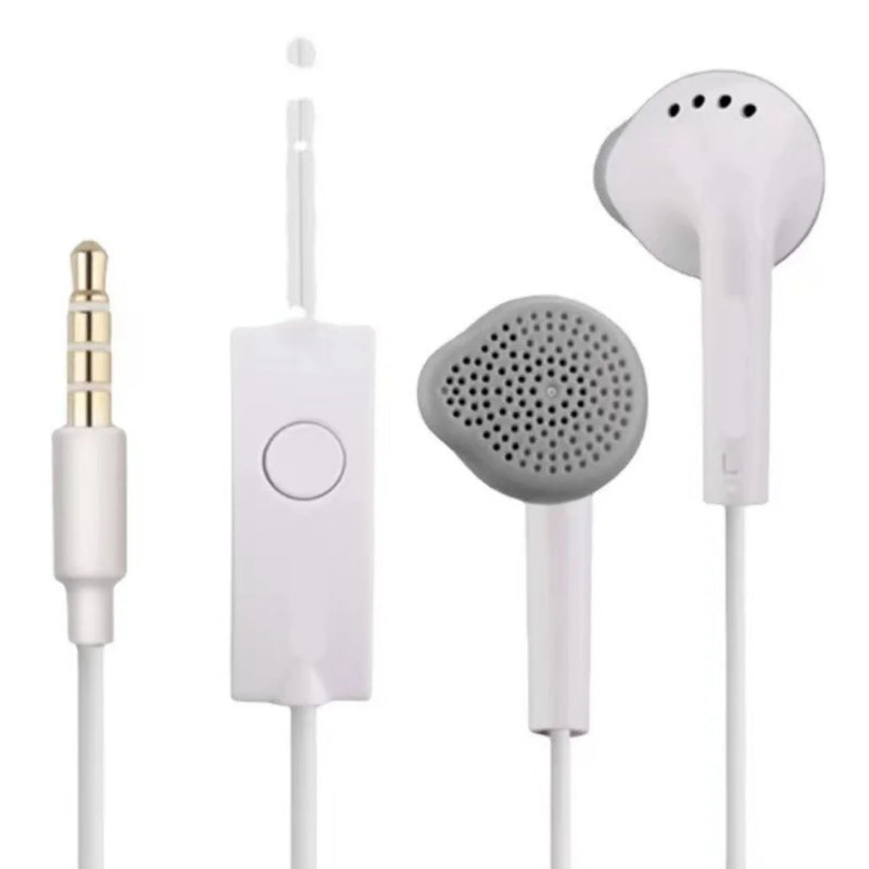 Fones de Ouvido com Microfone com Cancelamento de Ruído, Fones de Ouvido Universais com Controle Remoto para Função de Chamadas