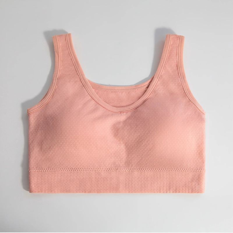 Top Esportivo Feminino – Poliamida Respirável, Sem Costura, Curto, Com Amarração, Lingerie Feminina