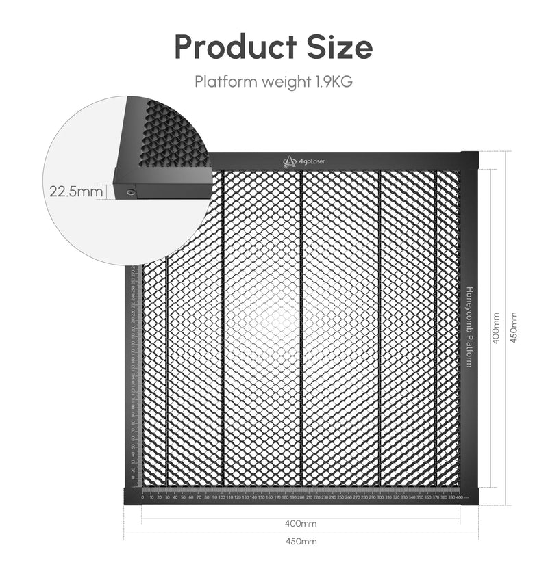 Máquina de Gravação a Laser Máquina de Corte de Alta Velocidade Ferramenta de Escultura com Mesa de Trabalho Honeycomb Para Máquina de Corte CO2/Laser Engraver