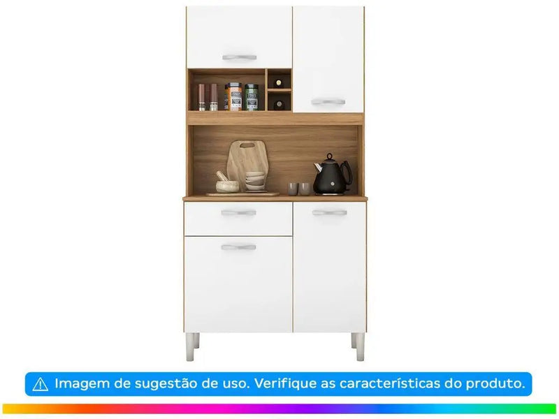 Cozinha Compacta Demobile Malta com 4 Portas