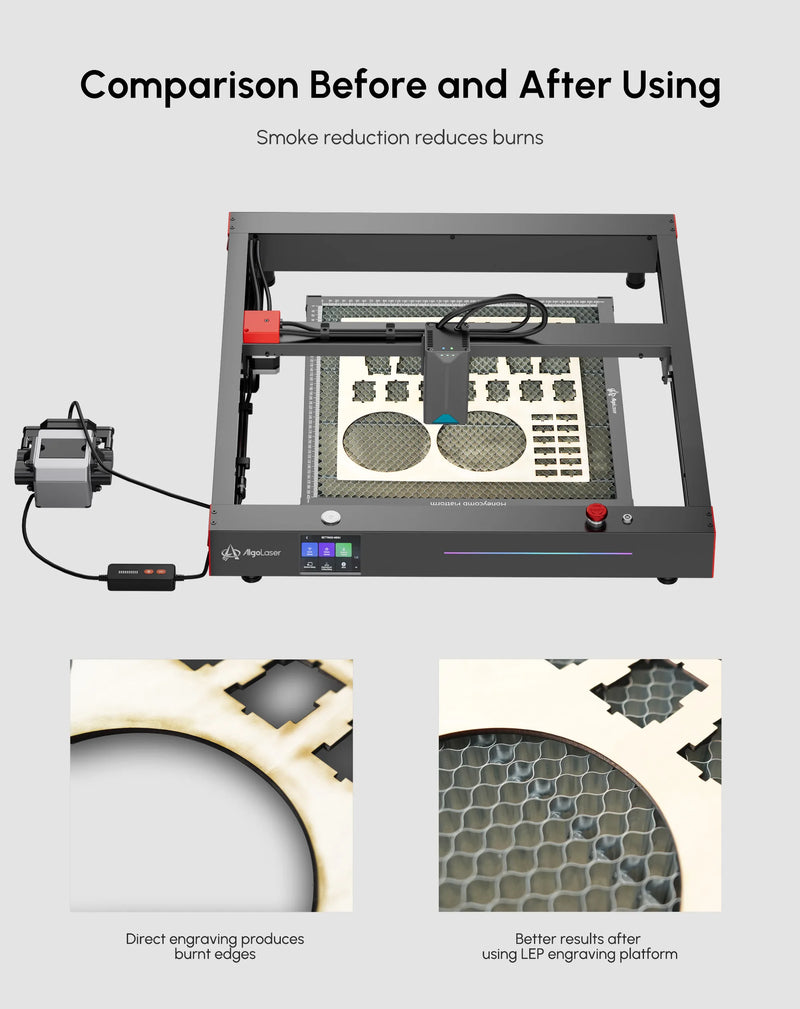 Máquina de Gravação a Laser Máquina de Corte de Alta Velocidade Ferramenta de Escultura com Mesa de Trabalho Honeycomb Para Máquina de Corte CO2/Laser Engraver