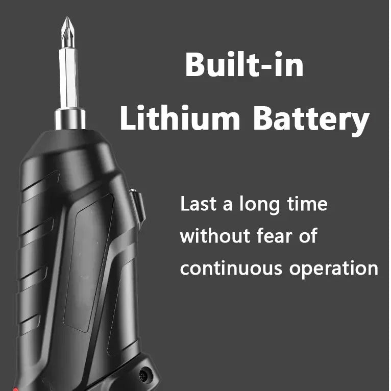 Kit Parafusadeira Elétrica Portátil Maleta Jogo De Bits