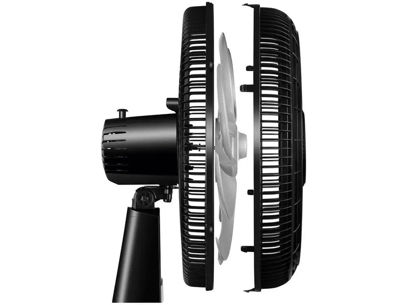 Ventilador de Mesa Mondial Turbo NVT-40-8P-B 40cm 8 Velocidades 3 Velocidades Preto e Prata 220V