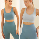 Kit com 3 Itens – Sutiã Sem Costura, Top Esportivo Push-Up, Lingerie Feminina, Poliéster, Respirável e Confortável