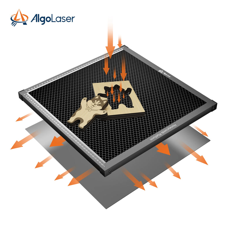 Máquina de Gravação a Laser Máquina de Corte de Alta Velocidade Ferramenta de Escultura com Mesa de Trabalho Honeycomb Para Máquina de Corte CO2/Laser Engraver