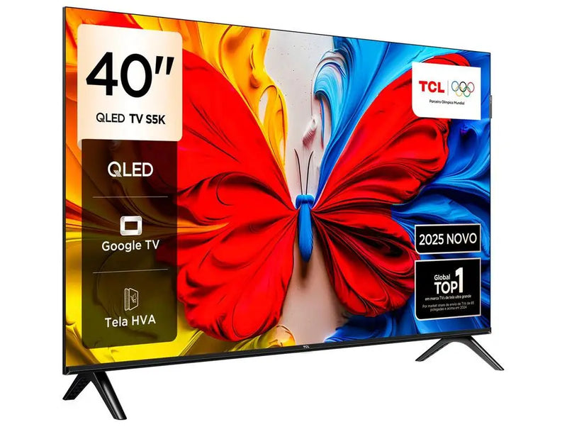 Smart TV 40 "TCL Full HD QLED 40S5K Google TV 2 HDMI