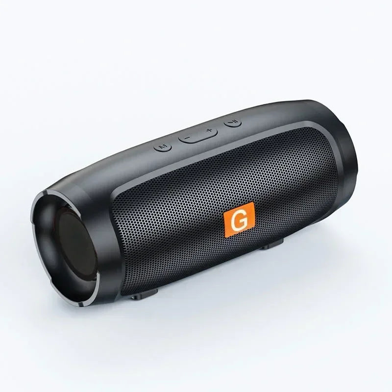 Caixa de Som Portátil com Subwoofer  Bluetooth – Estéreo Surround – À prova d’água – Sem fio Suporta Rádio FM e Cartão TF