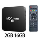 MXQ Pro TV Box Android 12 Brasil conversor de TV digital inteligente 4K 5G caixa de TV Android inteligente WiFi duplo reprodutor de mídia