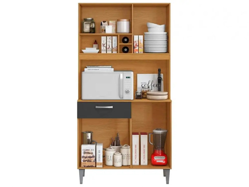 Cozinha Compacta Aramobile Malva com 4 Portas e 1 Gaveta