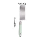 Cortador de Batata Ondulado, Fatiador de Batata, Cortador de Batata Frita, Aço Inoxidável, Cabo Longo, Picador de Alimentos, Ferramenta de Corte de Vegetais para Cozinha