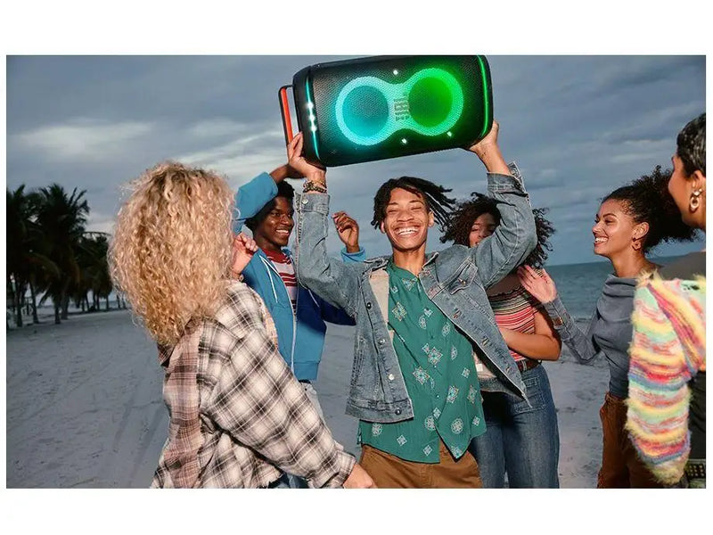 Caixa de Som Portátil JBL PartyBox Club 120 – Amplificada, Bluetooth, 160W, USB, Bivolt